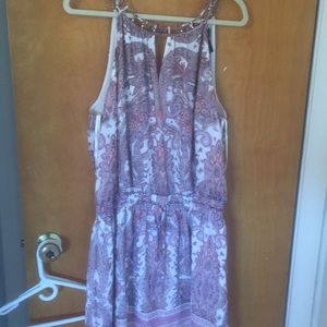 WHBM purple and pink dress